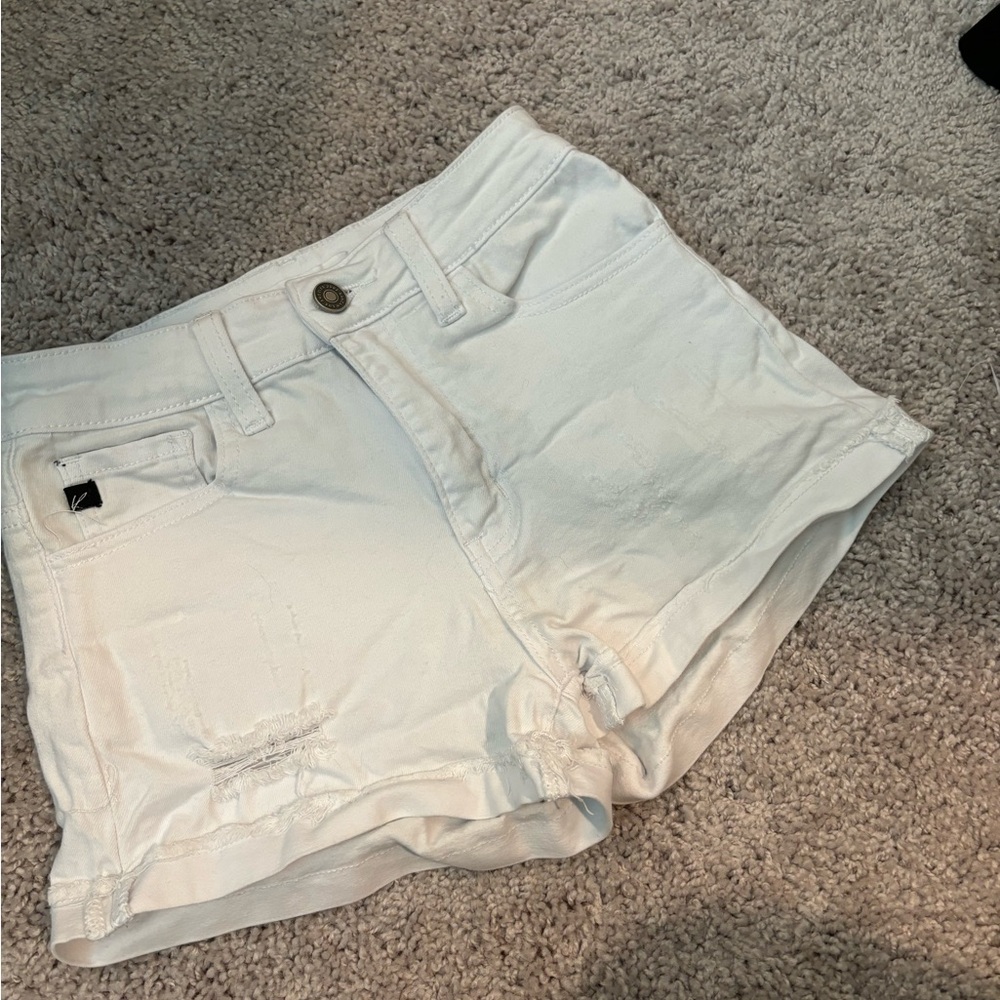 White Kancan shorts